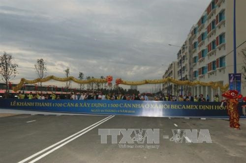 Quang cảnh lễ khánh thành. Ảnh: Nguyễn Văn Việt - TTXVN Quang cảnh lễ khánh thành. Ảnh: Nguyễn Văn Việt - TTXVN