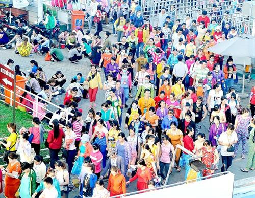 Công nhân Công ty Pouyuen Việt Nam. Ảnh: http://www.sggp.org.vn