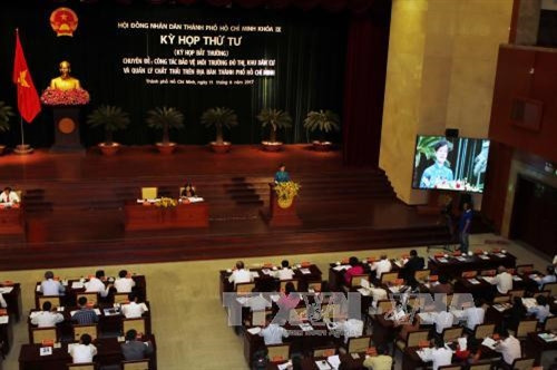 Toàn cảnh kỳ họp thứ tư. Ảnh: Hoàng Hải-TTXVN Toàn cảnh kỳ họp thứ tư. Ảnh: Hoàng Hải-TTXVN