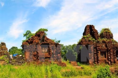 Khu di tích thánh địa Mỹ Sơn được công nhận là Di sản văn hóa thế giới. Ảnh: Thế Duyệt/TTXVN