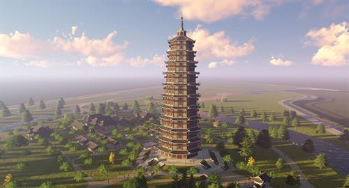 Mô hình Đại bảo tháp đặt tại khu di tích Gò Tháp thuộc xã Tân Kiều, huyện Tháp Mười, tỉnh Đồng Tháp. Ảnh: Chương Đài - TTXVN Mô hình Đại bảo tháp đặt tại khu di tích Gò Tháp thuộc xã Tân Kiều, huyện Tháp Mười, tỉnh Đồng Tháp. Ảnh: Chương Đài - TTXVN