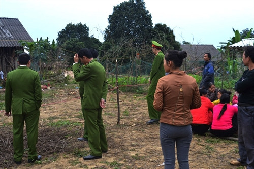 Hiện trường vụ án án đặc biệt nghiêm trọng ở Hà Giang. Ảnh: Yến Vũ- TTXVVN phát Hiện trường vụ án án đặc biệt nghiêm trọng ở Hà Giang. Ảnh: Yến Vũ- TTXVVN phát