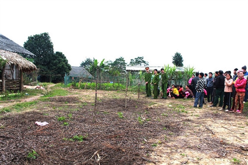 Hiện trường vụ án án đặc biệt nghiêm trọng ở Hà Giang. Ảnh: Yến Vũ- TTXVVN phát Hiện trường vụ án án đặc biệt nghiêm trọng ở Hà Giang. Ảnh: Yến Vũ- TTXVVN phát