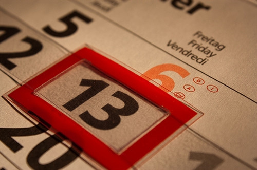 Kiêng ngày 13 và 16. Kiêng ngày 13 và 16.