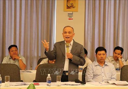 Các đại biểu phát biểu ý kiến tại diễn đàn. Ảnh: Phạm Cường-TTXVN