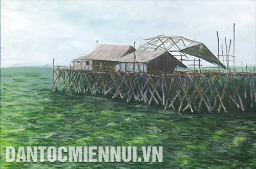 Một số tác phẩm triển lãm đã được khách hàng chọn mua tại triển lãm "Giấc mơ màu" vừa qua