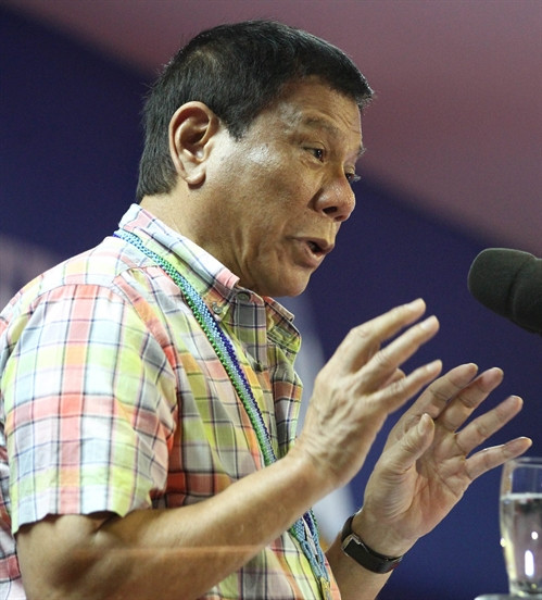 Tổng thống Philippines Rodrigo Duterte. Ảnh: EPA/TTXVN