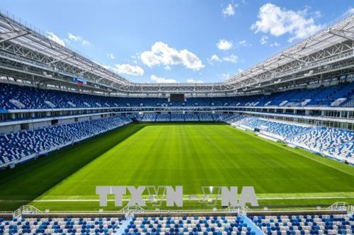 Sân vận động Kaliningrad ở thành phố Kaliningrad (Nga) nơi sẽ diễn ra 4 trận đấu vòng bảng World Cup 2018. AFP/TTXVN Sân vận động Kaliningrad ở thành phố Kaliningrad (Nga) nơi sẽ diễn ra 4 trận đấu vòng bảng World Cup 2018. AFP/TTXVN