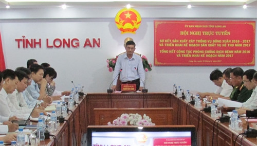 Phó Chủ tịch UBND tỉnh - Phạm Văn Cảnh chủ trì hội nghị