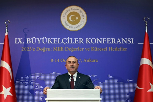 Ngoại trưởng Thổ Nhĩ Kỳ Mevlut Cavusoglu. AFP/TTXVN