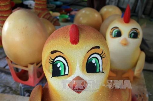 Các chú gà con với nhiều nét mặt biểu cảm hồn nhiên. Ảnh: Mạnh Linh-TTXVN Các chú gà con với nhiều nét mặt biểu cảm hồn nhiên. Ảnh: Mạnh Linh-TTXVN