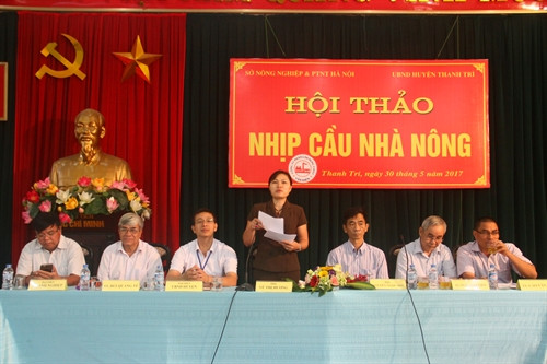 "Nhịp cầu nhà nông" đưa kinh nghiệm hữu ích đến với nông dân Thanh Trì ảnh 1
