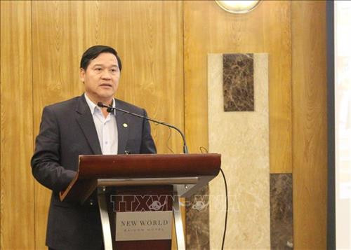 Ông Chu Tiến Dũng, Chủ tịch Hiệp hội Doanh nghiệp Thành phố Hồ Chí Minh phát biểu tại hội nghị. Ảnh: Xuân Anh – TTXVN Ông Chu Tiến Dũng, Chủ tịch Hiệp hội Doanh nghiệp Thành phố Hồ Chí Minh phát biểu tại hội nghị. Ảnh: Xuân Anh – TTXVN