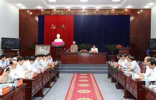 Quang cảnh buổi làm việc. Ảnh: Trí Dũng – TTXVN