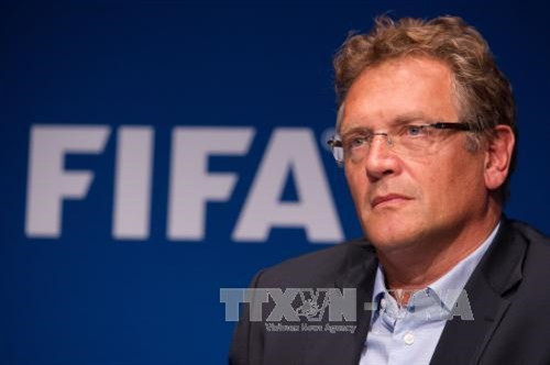Cựu Tổng Thư ký Liên đoàn Bóng đá thế giới (FIFA) Jerome Valcke. AFP/TTXVN Cựu Tổng Thư ký Liên đoàn Bóng đá thế giới (FIFA) Jerome Valcke. AFP/TTXVN