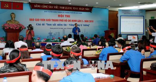 Quang cảnh Hội thi. Ảnh: Tiến Lực – TTXVN