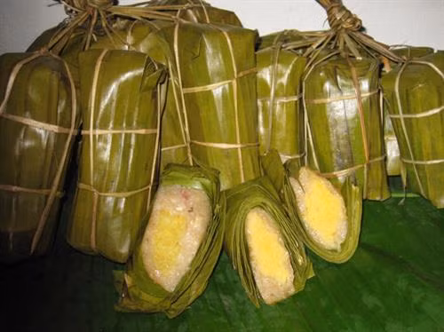Bánh Tét Cốm Dẹp Bánh Tét Cốm Dẹp