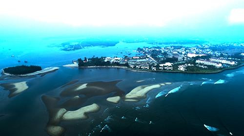 Những đụn cát dần hình thành. Ảnh: Minh Hải Những đụn cát dần hình thành. Ảnh: Minh Hải