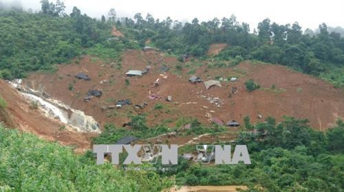 Điểm sạt lở tại bản Sáng Tùng, xã Tả Ngảo (Sìn Hồ, Lai Châu). Ảnh: Việt Hoàng - TTXVN Điểm sạt lở tại bản Sáng Tùng, xã Tả Ngảo (Sìn Hồ, Lai Châu). Ảnh: Việt Hoàng - TTXVN