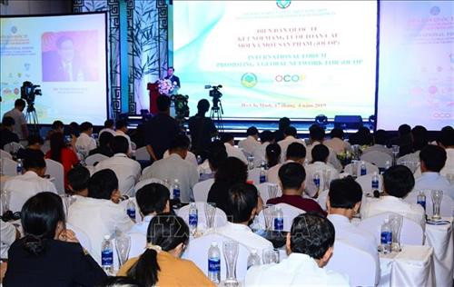 Toàn cảnh Diễn đàn quốc tế kết nối toàn cầu mỗi xã một sản phẩm. Ảnh: Xuân Anh - TTXVN Toàn cảnh Diễn đàn quốc tế kết nối toàn cầu mỗi xã một sản phẩm. Ảnh: Xuân Anh - TTXVN