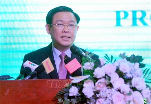 Phó Thủ tướng Chính phủ Vương Đình Huệ phát biểu khai mạc diễn đàn. Ảnh: Xuân Anh - TTXVN Phó Thủ tướng Chính phủ Vương Đình Huệ phát biểu khai mạc diễn đàn. Ảnh: Xuân Anh - TTXVN