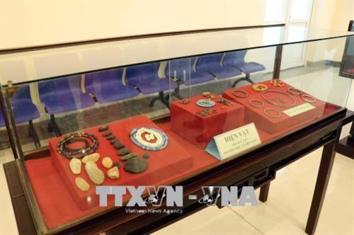 Cổ vật do nhà sưu tập Nguyễn Ngọc Ẩn hiến tặng. Ảnh: Đoàn Mạnh Dương-TTXVN