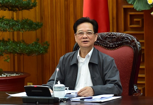 Thủ tướng Nguyễn Tấn Dũng phát biểu kết luận tại cuộc họp. Ảnh: Đức Tám – TTXVN Thủ tướng Nguyễn Tấn Dũng phát biểu kết luận tại cuộc họp. Ảnh: Đức Tám – TTXVN