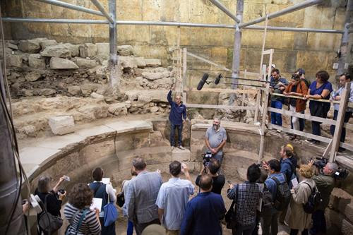 Nhóm nghiên cứu kết luận công trình này có từ thế kỷ thứ II hoặc III sau Công nguyên (cách đây khoảng 1.700 năm). Ảnh: THX/TTXVN