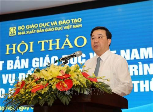 Giám đốc Sở Giáo dục và Đào tạo Hà Nội Chử Xuân Dũng phát biểu tại hội thảo. Ảnh: Thanh Tùng – TTXVN Giám đốc Sở Giáo dục và Đào tạo Hà Nội Chử Xuân Dũng phát biểu tại hội thảo. Ảnh: Thanh Tùng – TTXVN