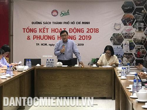 Quang cảnh lễ tổng kết hoạt động năm 2018 của Đường sách thành phố Hồ Chí Minh. Ảnh: Thu Hương Quang cảnh lễ tổng kết hoạt động năm 2018 của Đường sách thành phố Hồ Chí Minh. Ảnh: Thu Hương