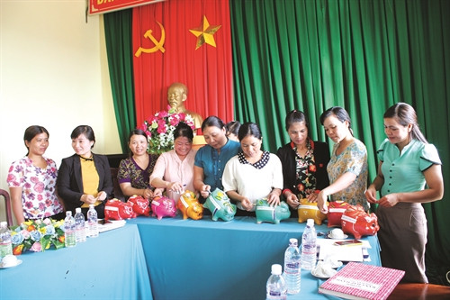 Mô hình nuôi heo đất giúp phụ nữ nghèo của cán bộ nữ dân tộc thiểu số huyện Buôn Đôn