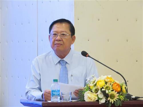 Ông Trần Việt Phường, Chủ tịch Hiệp hội Du lịch Đồng bằng sông Cửu Long phát biểu tại chương trình. Ảnh: Ánh Tuyết - TTXVN Ông Trần Việt Phường, Chủ tịch Hiệp hội Du lịch Đồng bằng sông Cửu Long phát biểu tại chương trình. Ảnh: Ánh Tuyết - TTXVN