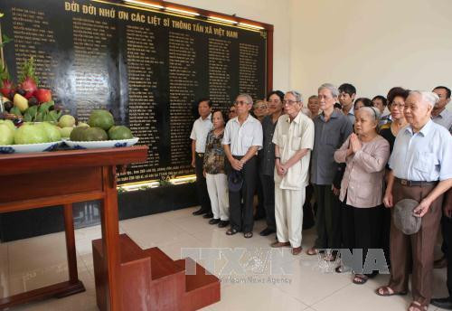 Thông tấn xã Việt Nam tổ chức Lễ kỷ niệm 70 năm Ngày Thương binh – Liệt sĩ ảnh 3 Thông tấn xã Việt Nam tổ chức Lễ kỷ niệm 70 năm Ngày Thương binh – Liệt sĩ ảnh 3