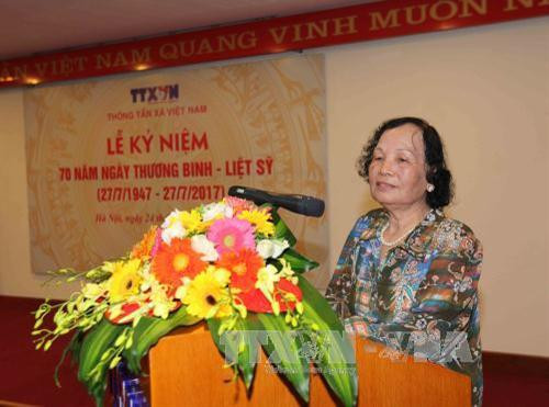 Thông tấn xã Việt Nam tổ chức Lễ kỷ niệm 70 năm Ngày Thương binh – Liệt sĩ ảnh 10 Thông tấn xã Việt Nam tổ chức Lễ kỷ niệm 70 năm Ngày Thương binh – Liệt sĩ ảnh 10