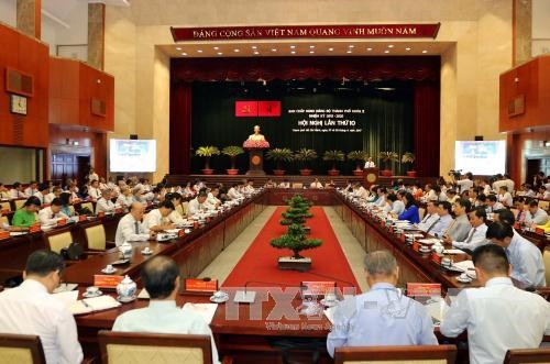 Quang cảnh bế mạc Hội nghị. Ảnh: Thanh Vũ-TTXVN Quang cảnh bế mạc Hội nghị. Ảnh: Thanh Vũ-TTXVN