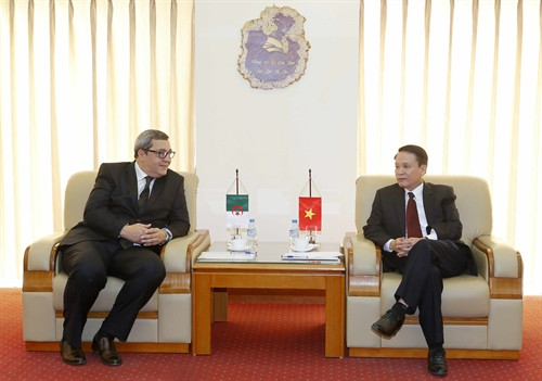 Ủy viên Trung ương Đảng, Tổng Giám đốc Thông tấn xã Việt Nam Nguyễn Đức Lợi trao đổi với Tổng Giám đốc Hãng thông tấn Algeria Abdelhamid Kacha. Ảnh: Văn Điệp – TTXVN Ủy viên Trung ương Đảng, Tổng Giám đốc Thông tấn xã Việt Nam Nguyễn Đức Lợi trao đổi với Tổng Giám đốc Hãng thông tấn Algeria Abdelhamid Kacha. Ảnh: Văn Điệp – TTXVN