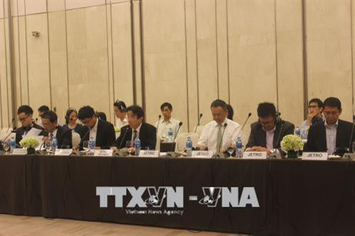 Các doanh nghiệp Nhật Bản tham gia cuộc họp. Ảnh: Xuân Anh - TTXVN Các doanh nghiệp Nhật Bản tham gia cuộc họp. Ảnh: Xuân Anh - TTXVN