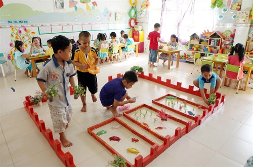 Giờ học hoạt động góc của trẻ 5 tuổi, Trường Mầm non Tuổi Thơ, thành phố Bạc Liêu. Giờ học hoạt động góc của trẻ 5 tuổi, Trường Mầm non Tuổi Thơ, thành phố Bạc Liêu.