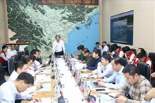 Sáng 11/11/2019, tại Hà Nội, Ban Chỉ đạo Trung ương về phòng chống thiên tai tổ chức thông tin về cơn bão số 6 và mưa lũ sau bão. Ảnh: Minh Quyết - TTXVN Sáng 11/11/2019, tại Hà Nội, Ban Chỉ đạo Trung ương về phòng chống thiên tai tổ chức thông tin về cơn bão số 6 và mưa lũ sau bão. Ảnh: Minh Quyết - TTXVN