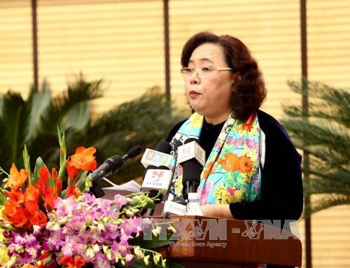 Chủ tịch HĐND tái đắc cử của thành phố Hà Nội Nguyễn Thị Bích Ngọc. Ảnh: An Đăng/TTXVN Chủ tịch HĐND tái đắc cử của thành phố Hà Nội Nguyễn Thị Bích Ngọc. Ảnh: An Đăng/TTXVN