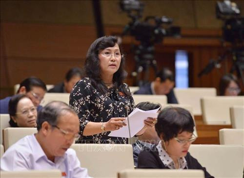 Đại biểu Quốc hội tỉnh Kiên Giang Nguyễn Thị Kim Bé phát biểu Ảnh: Phương Hoa - TTXVN Đại biểu Quốc hội tỉnh Kiên Giang Nguyễn Thị Kim Bé phát biểu Ảnh: Phương Hoa - TTXVN