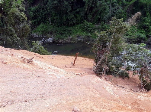 Dòng sông Cầu đang bị thu hẹp do hành vi vi phạm pháp luật của doanh nghiệp Dòng sông Cầu đang bị thu hẹp do hành vi vi phạm pháp luật của doanh nghiệp