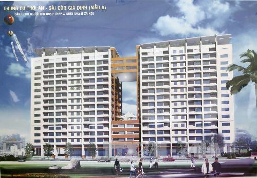 Phối cảnh 360 căn hộ chung cư NOXH tại phường Thới An. Ảnh: Hoàng Hải - TTXVN Phối cảnh 360 căn hộ chung cư NOXH tại phường Thới An. Ảnh: Hoàng Hải - TTXVN