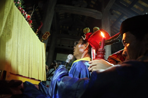 Lễ tế các vong linh Hải đội Hoàng Sa ở đình làng An Vĩnh Lễ tế các vong linh Hải đội Hoàng Sa ở đình làng An Vĩnh