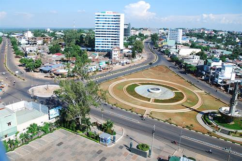Một góc thành phố Pleiku. Ảnh: gialai.gov.vn