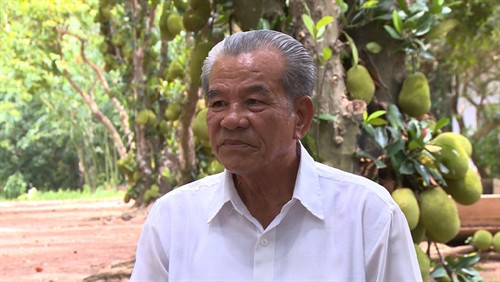 Ông Đoàn Minh Chiến trong khu vực trang trại của gia đình. Ảnh: Huyền Trang – TTXVN Ông Đoàn Minh Chiến trong khu vực trang trại của gia đình. Ảnh: Huyền Trang – TTXVN