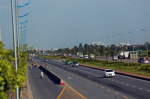 Đường Trường Sa. Ảnh Huy Hùng- TTXVN