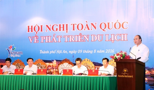 Thủ tướng Nguyễn Xuân Phúc phát biểu khai mạc. Ảnh: Thống Nhất-TTXVN