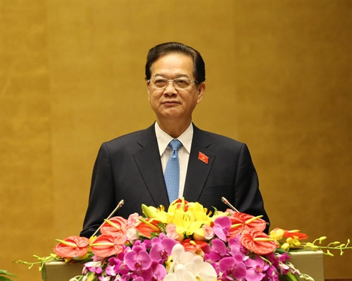Thủ tướng Chính phủ Nguyễn Tấn Dũng trình bày Báo cáo công tác nhiệm kỳ 2011 – 2016 của Chính phủ,Thủ tướng Chính phủ. Ảnh: Nhan Sáng - TTXVN Thủ tướng Chính phủ Nguyễn Tấn Dũng trình bày Báo cáo công tác nhiệm kỳ 2011 – 2016 của Chính phủ,Thủ tướng Chính phủ. Ảnh: Nhan Sáng - TTXVN