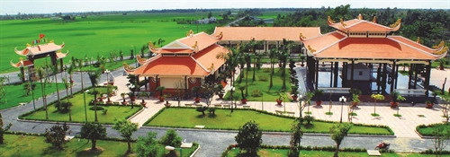 Toàn cảnh đền thờ Bác Hồ tại xã Châu Thới Toàn cảnh đền thờ Bác Hồ tại xã Châu Thới